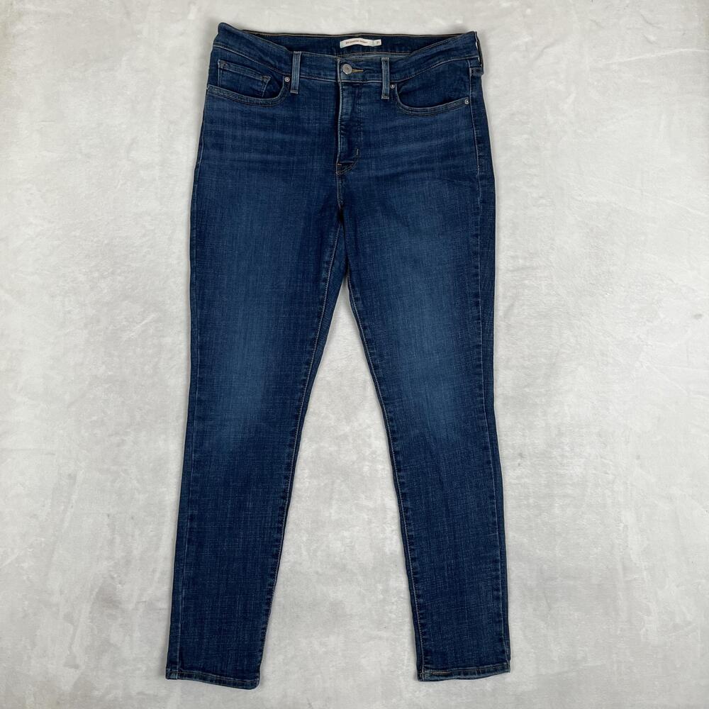Levi's 311 Shaping Skinny Jeans Womens 31x30 Blue Dark Wash Stretch Denim